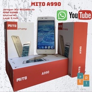PROMO Cuci Gudang MITO A990 RAM 512MB ROM 4GB - Android - 5 Inch - dual sim - Radio FM / Hp unik / h