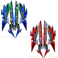 STIKER STRIPING LIS BODY MOTOR HONDA SUPRA X 2002 STANDAR FULL SET