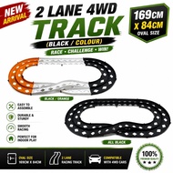 Daxing Mini 4WD Track 2 Lane Racing Circuit Compatible Tamiya Car | Mini 4WD Track Set | Racing Toy 