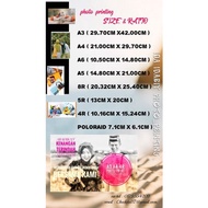 A3 photo print / cuci gambar telajak murah
