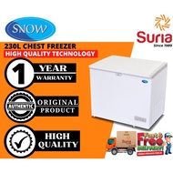 (Free Delivery Penang, Kedah &amp; Perlis) SNOW 230L Lid Lifting Series Chest Freezer Peti Sejuk Beku LY250LD