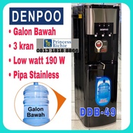 Dispenser Denpoo galon bawah low watt ORI