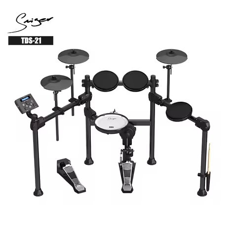 Wholesale Professional Electric Drum Set 4 Drums 3 Cymbals Electronic Drum Set