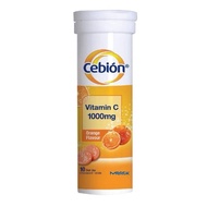 Cebion Vitamin C 1000mg Orange Flavour 10s effervescent tablet