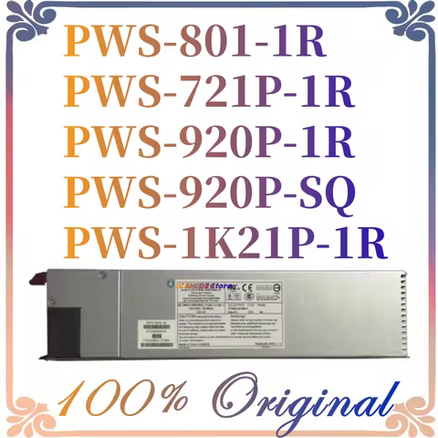 1pcs/lot Original New PWS-801-1R 800W PWS-721P-1R PWS-920P-1R PWS-920P-SQ PWS-1K21P-1R Server Redund