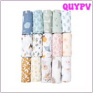 QUYPV 2022มีความสุขกับการออกแบบแสงแดดใหม่ผ้าห่มผ้ามัสลินห่อทารกแรกเกิดเด็กหญิงและเด็กชายด้วยผ้าฝ้าย100% APITV
