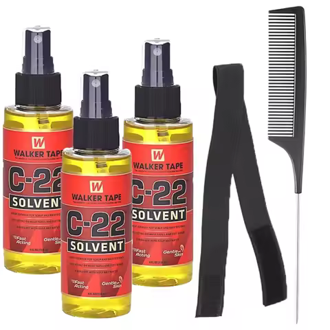 C22 Hair Solvent Tape Adhesives Remover Spray Quick Removel C-22 Solvent Wig Glue Remover Wig Adhesi