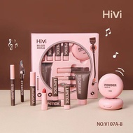 HiVi 6IN1 Fashion Make-up Music Gift Set เซตเครื่องสำอาง เนียนนุ่ม ครีเอทลุคแมทต์ให้ใบหน้า