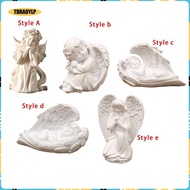 [tdraoylp] Angel Statue Resin Angel Figurine Angel Sculpture Angel Resin Figurine Ornament for Books