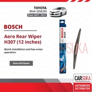 BOSCH H307 rear wiper for Toyota Wish ZGE20 , year 2009 - 2017