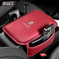 Sieece Leather Car Armrest Pad Center Console Cover Car Interior Accessories For Peugeot 308 3008 50