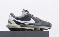 🔝sacai x Nike Zoom Cortez SP 灰白解構 男女同款 35-46碼 順豐包郵