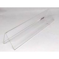 Acrylic Table Nameplate 2 Sides 6X25 Cm