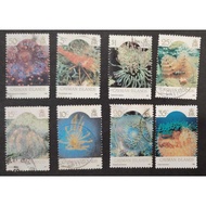 Cayman Islands , 1986 Marine Fauna, USED, LOOSE STAMP  8 PIECE ONLY