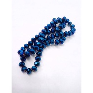 Crystal Bakpao Beads Czech/ Metallicbiru