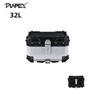 Aluminium Motorcycle Tailbox,ADV Top Box,PLAPEX 32L Storage Box,Scooter Tail box,Electric Vehicle Luggage Trunk,Waterproof and Strong/Drop Protection/Quick Installation