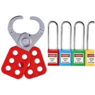 Safety Padlock 76mm and Hasp 25mm set