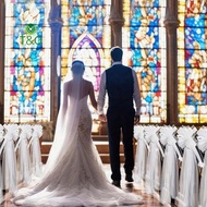 T&O Church Wedding Pew Bows With Long Tulle Tails Chair Aisle Decor Wedding Car Decoration For Churc