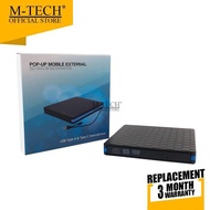 M-Tech DVD RW External Type-C Usb 3.0 Original