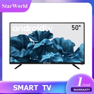 Smart tv 50 นิ้ว ทีวีจอแบน โทรทัศน์ Android TV