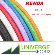 Kenda K193 Reflective Bike Tyre  (451)