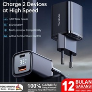 Mcdodo Dual Port Digital Charger Head Diaplay Fast Charging 33W 47W