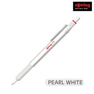 rOtring 600 Premiun Ballpoint Pen -  Medium Tip Full Metal Hexagonal Body 0.5/0.7 Black Silver Red B