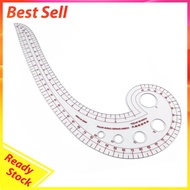 Plastic Transparent Tailor French Curve Sewing Ruler Tailor Comma Shaped Rulers