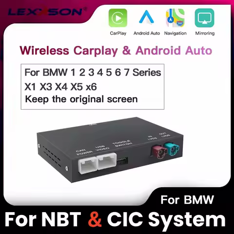 Wireless CarPlay for BMW NBT,CIC System 1 2 3 4 5 6 7 Series X1 X3 X4 X5 X6 MINI E60 E84 E70 F26 F25