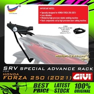 SET KOMBO KOTAK/BOX GIVI SPECIAL RACK SRV HONDA FORZA 250 2021 / NSS250 2024