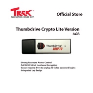 TREK Security USB Encryption ThumbDrive ™ CRYPTO LITE - 8GB Memory Stick
