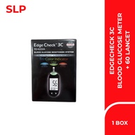 EDGECHECK 3C BLOOD GLUCOSE METER + 60 LANCET [EXP: 29/09/2026] *WITHOUT TEST STRIPS