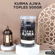 AJWA DATES 500GR JAR PACKAGING PREMIUM AJWA DATES/ AJWA DATES JAR