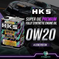 HKS Engine Oil Fully Synthetic Lubricant 5W30 10W40 0W20 Minyak Hitam HKS Super Oil Premium