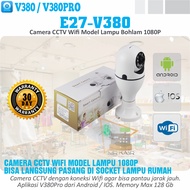 Camera CCTV WIFI LAMP E27 1080P V380PRO CCTV LAMP Bulb