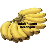 1 kg Buah Pisang Berangan / Rastali / Lemak Manis - Banana Fruit