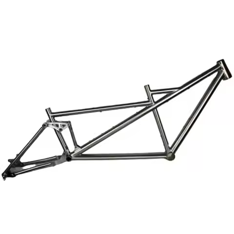 Full Suspension Bike Frame Titanium Tandem Bike Frame Suspension Ti Tandem Bike Frames