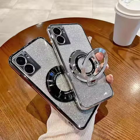 For OPPO A77s CPH2473 Casing Electroplating Soft Glitter TPU Phone Back Luxury Cover OPPO A77s Phone