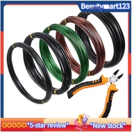 Aluminum Bonsai Training Wire(5 Rolls)- 160 Feet in Total with Cutter Set& Adjustable Anodized Wires
