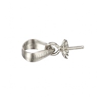 Melon Seed au750 Head Accessories Pendant Pearl Pendant Plum Buckle Empty Pearl Platinum Holder 18k 