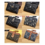 LV_ Bags Gucci_ Bag dompet wanita leather short wallet women beg Wallet fashion new ladies wallet card holder coin purse small wallet HGEP