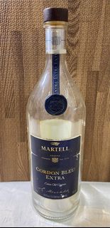 Martell Cordon Bleu Extra Old Cognac 1 Ltr emptybottle 吉樽1個