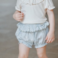 OAK FAMILY | Quần short vải lanh tơ mùa hè cho bé gái Oak Family Quần dài đến đầu gối thường ngày th