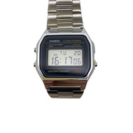 CASIO Men's Watch Quartz Digital Stainless BLK SLV A158W Direct from Japan Secondhand