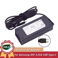 Genuine 20V 3.25A 65W Type C A065RP06Q AC Power Adapter A18-065N2A PD-65ABH Charger for Samsung NT95