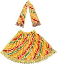 Decorative Laxmi Durga Devi MATA Dress poshak vastra Indian Traditional Cloth lehanga Chunari Pooja 