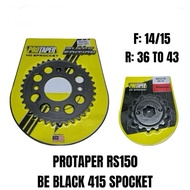 PROTAPER RS150 BE 415 BLACK SPOCKET
