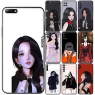 Samsung A11 A12 A21S A22 anime girls with black hair Soft phone case spot