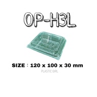 OP-H3L H3LH 【LOCK】PLASTIC FOOD TRAY 50pcs