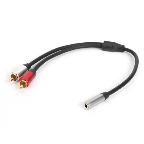RCA Cable 2RCA Male to 3.5mm Female Audio Aux Cable 3.5mm Jack Rca Cable for MP3 Phone Home Theater 